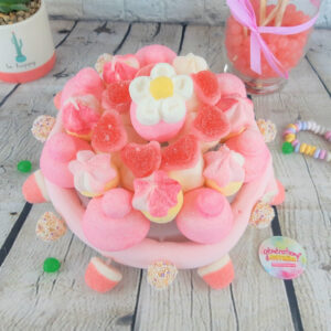 Gâteau de bonbons rose - Le Pink