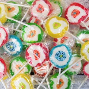 Sucette traditionnelle ancienne - Rock Lollie - Lot de 5